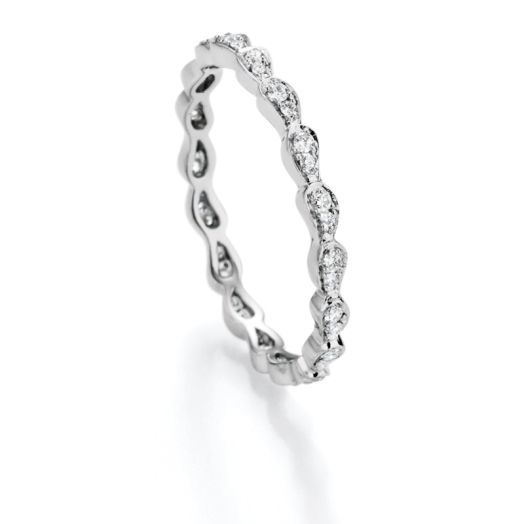 Verlobungsring Diamantring Weißgold Ring 23984