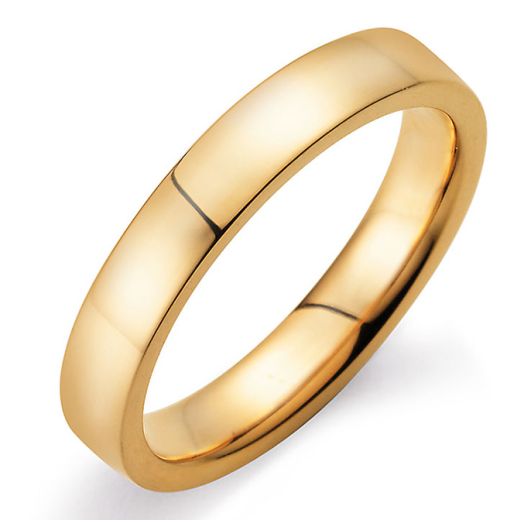 Verlobungsring Herren Gelbgold 4mm 400043