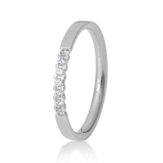 Memoirering in Weißgold, Gelbgold oder Rotgold 585 oder 750 Diamantring 85804