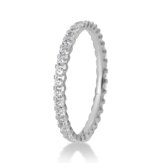 Diamantring in Weißgold, Gelbgold oder Rotgold 585 oder 750 Verlobungsring 85805