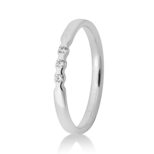 Diamantring in Weißgold, Gelbgold oder Rotgold 585 oder 750 Verlobungsring 85812