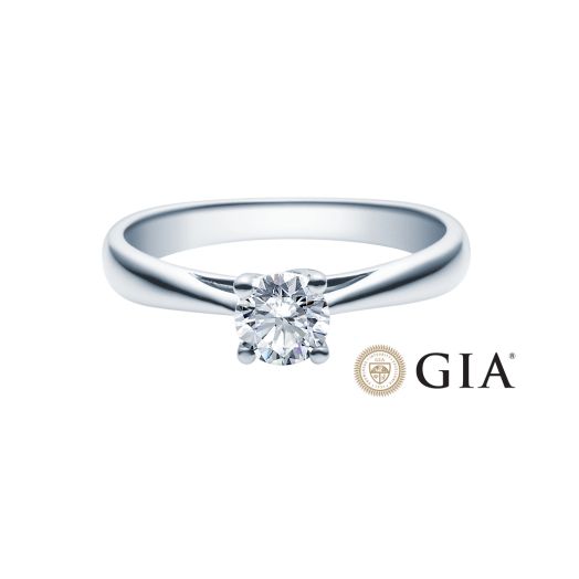 Verlobungsring Platin 0,50ct. - 0,7 ct. Diamantring RU 41679
