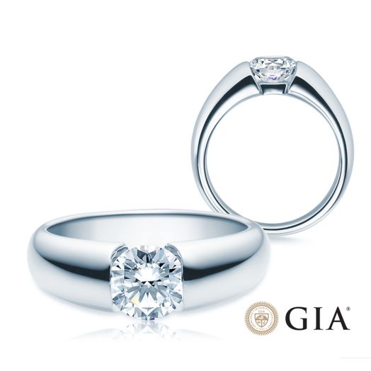 Verlobungsring 585 Gold 1 ct Tw/si Gelbgold RU 41010