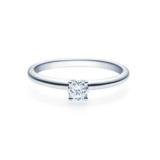 Verlobungsring Platin 0,25 - 0,40 ct Tw/si Diamantring 18018