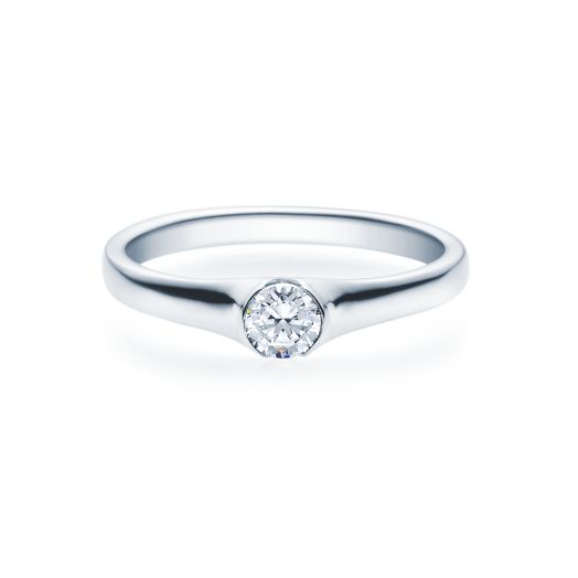 Verlobungsringe Platin 0,25 - 0,40 ct Tw/si Diamantring 18022