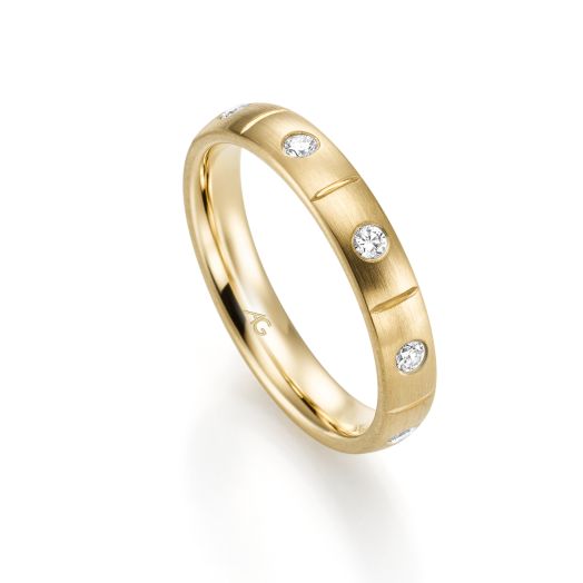 Memoires Gerstner 375, 585 oder 750 Gelbgold 29760/3,7 Diamantring