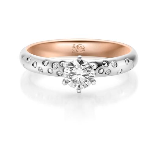 Solitärring Design 7 Rubin 585 oder 750 Gold RU-1726 Verlobungsring