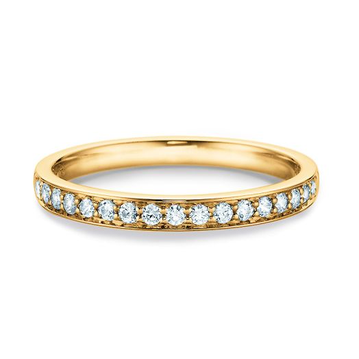 Verlobungsring Gelbgold Diamanten 0,26 ct.